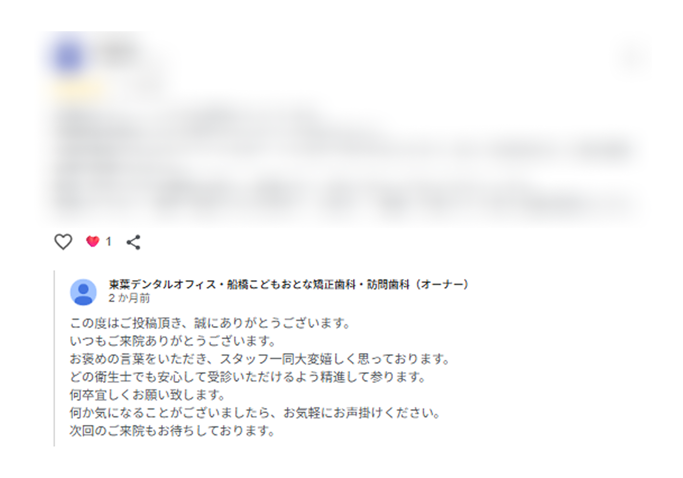 口コミへの対応・管理